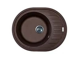 Кухонная мойка Adamant OVUM mokko 615x495x200 мм, с крылом 61,5 см