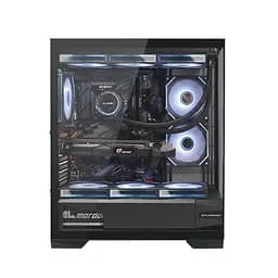 Корпус ALmordor QX25A LCD без БП Black (ALQX25ABK_LCD) - мініатюра 2