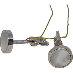 Золотые серьги Платон с перламутром. 3С196/68Б