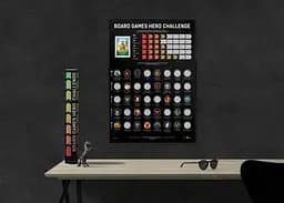 Top Scratch Скретч постер Board Games Hero Challenge (англ.) (СП100ДНН) - мініатюра 4