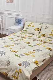 Комплект постільної білизни Moon&Star полуторний 143х210 наволочки 4х70х70 Savanna Бязь Gold Люкс