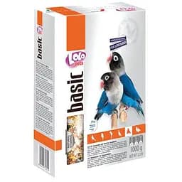 Повнораціонний корм для нерозлучників Lolopets, 1 кг (LO-72602)