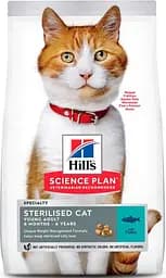 Сухий корм з тунцем для кастрованих та стерилізованих кішок Hill's Sterilised Tuna 10 кг