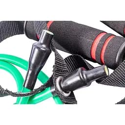 Трубчастий еспандер для фітнесу з ручками Latex resistance tube 20LB U-powex 9 кг fit0012633 - мініатюра 2