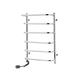 Рушникосушарка електрична Kroner Скоба ДСп04EL 700x500/6 EL з полицею CV017221, Хром, Ліве