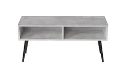 Тумба під ТВ Невада Ferrum-decor 45x100x38 Чорний метал ДСП Бетон 16 мм (FRD-106719) - мініатюра 5