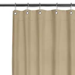 Шторка для душа и ванной Cosas с кольцами 180х180 sand, бежевый (ShowerCurtains_11Sand_DUK_180x180_Hook)