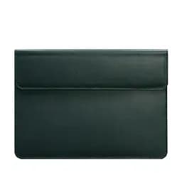 Шкіряний чохол-конверт BlankNote на магнітах для MacBook 14 Зелений - мініатюра 5