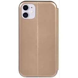 Чохол-книжка Toto Book Rounded Leather Case Apple iPhone 11 Gold