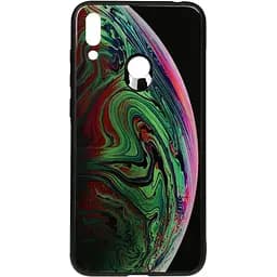 Чохол-накладка Toto Print Glass Space Case HuAwei Y7 2019 Green