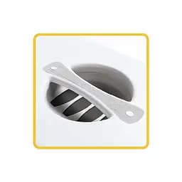 Stefanplast Cat toilet Cathy with filter - Закритий туалет для котів з фільтром сине-сталевий - мініатюра 3