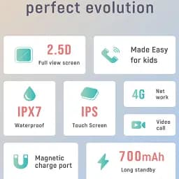 Дитячі наручні смарт годинник K15 з камерою, GPS відстеженням і 4G / WiFi Pink (16422) - мініатюра 4
