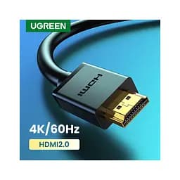 Кабель мультимедійний HDMI to HDMI 3.0m V2.0 Cafule 4K HD104 Ugreen (10108) - мініатюра 3