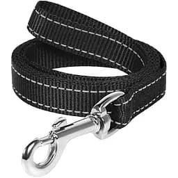 Повідець для собак Dog Extremе, нейлоновий, 150х1,4 см, чорний