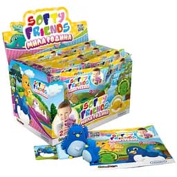 Дисплей стретч-игрушек #sbabam Softy friends Милая семья 12 шт.