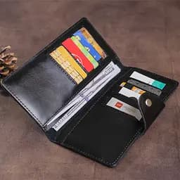 Чоловічий шкіряний гаманець Shvigel 18х8.5х1 см acs0016055 - мініатюра 6