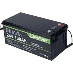 Акумулятор LanPWR LiFePO4 24V 25.6V/100Ah/2560Wh [LANPWR-24-100] [125502] - мініатюра 3