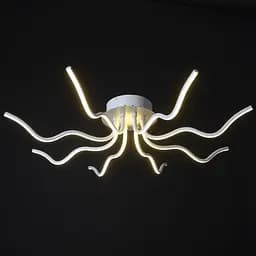 Люстра Brille павук стельова LED 96W WW WH (BL-369C/1) - мініатюра 7