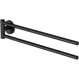 Подвійна вішалка-вертушка для рушників AM.PM X-Joy black A85A32622 Чорний матовий