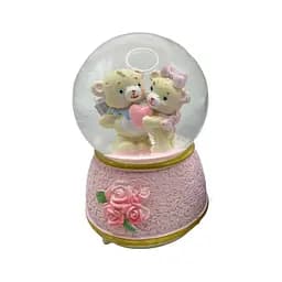 Сніжна куля Музична Пара ведмежат, F-576-80, 80 мм (В асортименті)