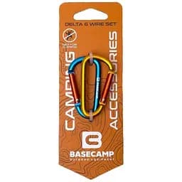 Набор карабинов Base Camp Delta 6 Straight Set 2 шт Blue/Orange (1033-BCP 61416)