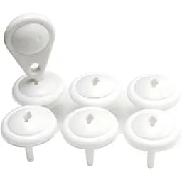 Заглушки для розеток Baby Team 6 шт. белые (7600)