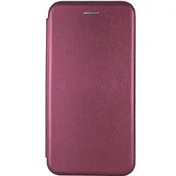 Шкіряний чохол-книжка Classy для Xiaomi Redmi 7A Бордовий