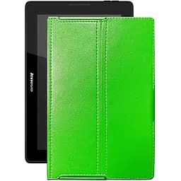 Чехол StatusCASE из экокожи для планшета Lenovo A7600 10.1 Зеленый