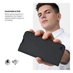 Чехол-книжка для Apple iPhone 16 Pro Max, OneFold Case, черный, из экокожи (PU) и TPU, с магнитом, с подставкой и отделением для карт, трансформируется в подставку, противоударный, защита всего корпуса, ArmorStandart (ARM79527) - мініатюра 5
