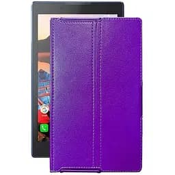Чехол StatusCASE из экокожи для планшета Lenovo Tab 3 TB3-730X Фиолетовый