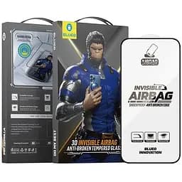 Захисне 3D скло Blueo Invisible Airbag Anti-broken для Apple iPhone 17 Pro Max / 16 Pro Max 6.9 Чорний - мініатюра 3