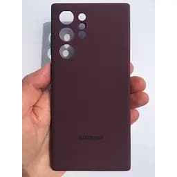 Оригінальгій силіконовий чохол Silicone Cover для Samsung Galaxy S22 Ultra (S908) Lavender EF-PS908TVEGRU - мініатюра 5