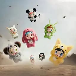 Колекційна м'яка іграшка-сюрприз Pop Mart Polar-Monster (Серія Baby Collection Pendant (PMBP-01) - мініатюра 10