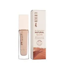 Тональная основа для лица Neverti Natural Glow увлажняющая 32 мл (NP301), 002 Ivory Айвори