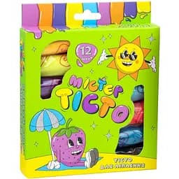 Набор для творчества Strateg Мистер тесто 12 цветов (41002)