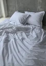 Комплект постільної білизни двоспальний 180х200 см варена бавовна White Dream Білий (2006) - мініатюра 4