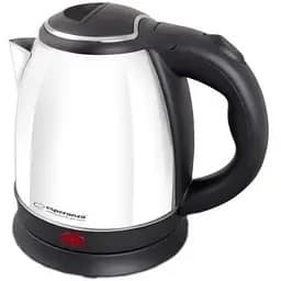 Електрочайник Esperanza "Parana", білий/чорний, 1350 Вт, 1 л, дисковий, нержавіюча сталь (EKK128W)