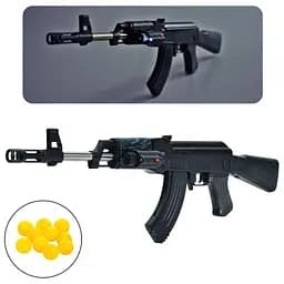 Автомат ігровий, 57 см, пластикові кулі, лазер, світло, 0807-3