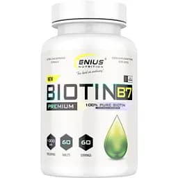 Витамин Genius Nutrition Biotin B7 60 таблеток