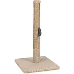 Дряпка Природа Мімі, джут, штучне хутро, бежева, 36x36x64 см (PR242523)