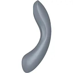 Вакуумний стимулятор із вібрацією Satisfyer Curvy Trinity 1 BlueGrey 3 в 1