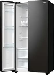 Холодильник Gorenje,SBS 179х67х92см 2 двері 353 (191) л А++ NF+ диспенсер генератор льоду чорний (NRR9185EABXLWD) - мініатюра 6