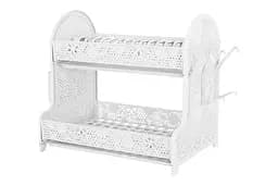 Cушка для посуды Violet House Ажур White, 40х38х28 см, белый (0414 Ажур WHITE сушка д/посуды.)