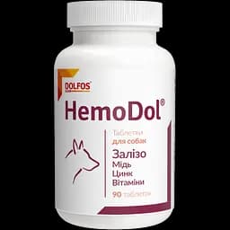 Вітамінно-мінеральна добавка Dolfos HemoDol при анемії 90 таблеток