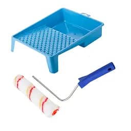 Валик "Роял" 150х15 мм с ручкой и ванночкой Polax (770-213)