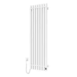 Электрический полотенцесушитель Navin Levante 450x1400 Sensor левый, белый бархат 10-012033-4880, Белый матовый, Левое, Электронный