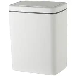 Мусорное ведро сенсорное прямоугольное Mixxus WAVE-TC0110 White 10 л Белый (MI7073) 