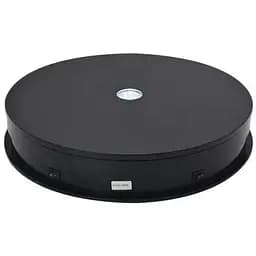 Поворотный стол Puluz EDA1759202A для предметной съемки с подсветкой, 30 см, черный