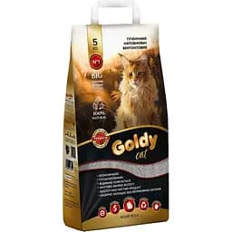 Наповнювач бентонітовий Goldy Cat Premium 5 кг великий (35879)