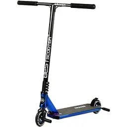 Самокат трюковий Best Scooter 58х87 см Чорно-блакитний 000231337